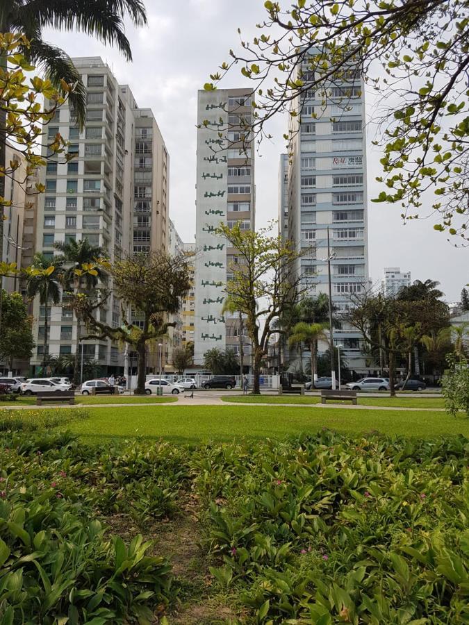 Apartamento Em Frente A Praia Do Embare - Santos Exterior foto